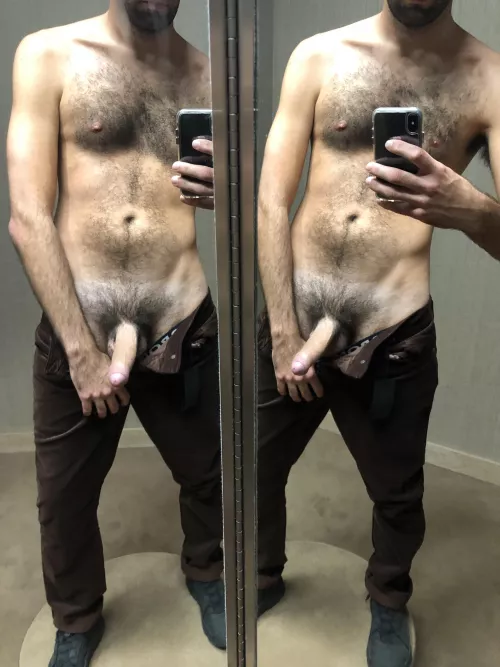 Wishing someone would walk into my fitting room while I’m jacking it by Goopoofroo