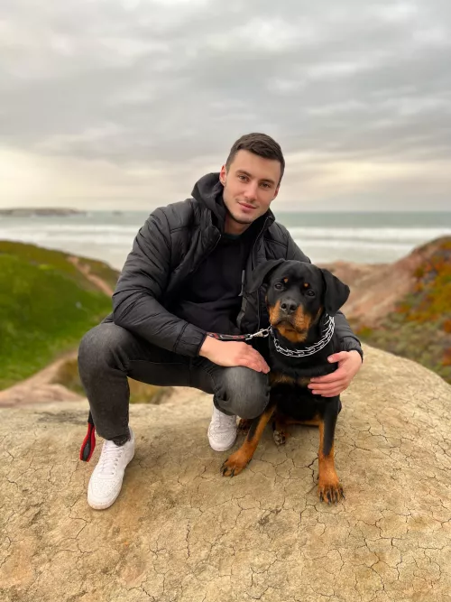 With my best and loyal friend by Max_barz