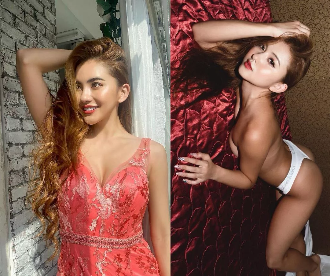 With you vs with her white bull posted by MeguYun_