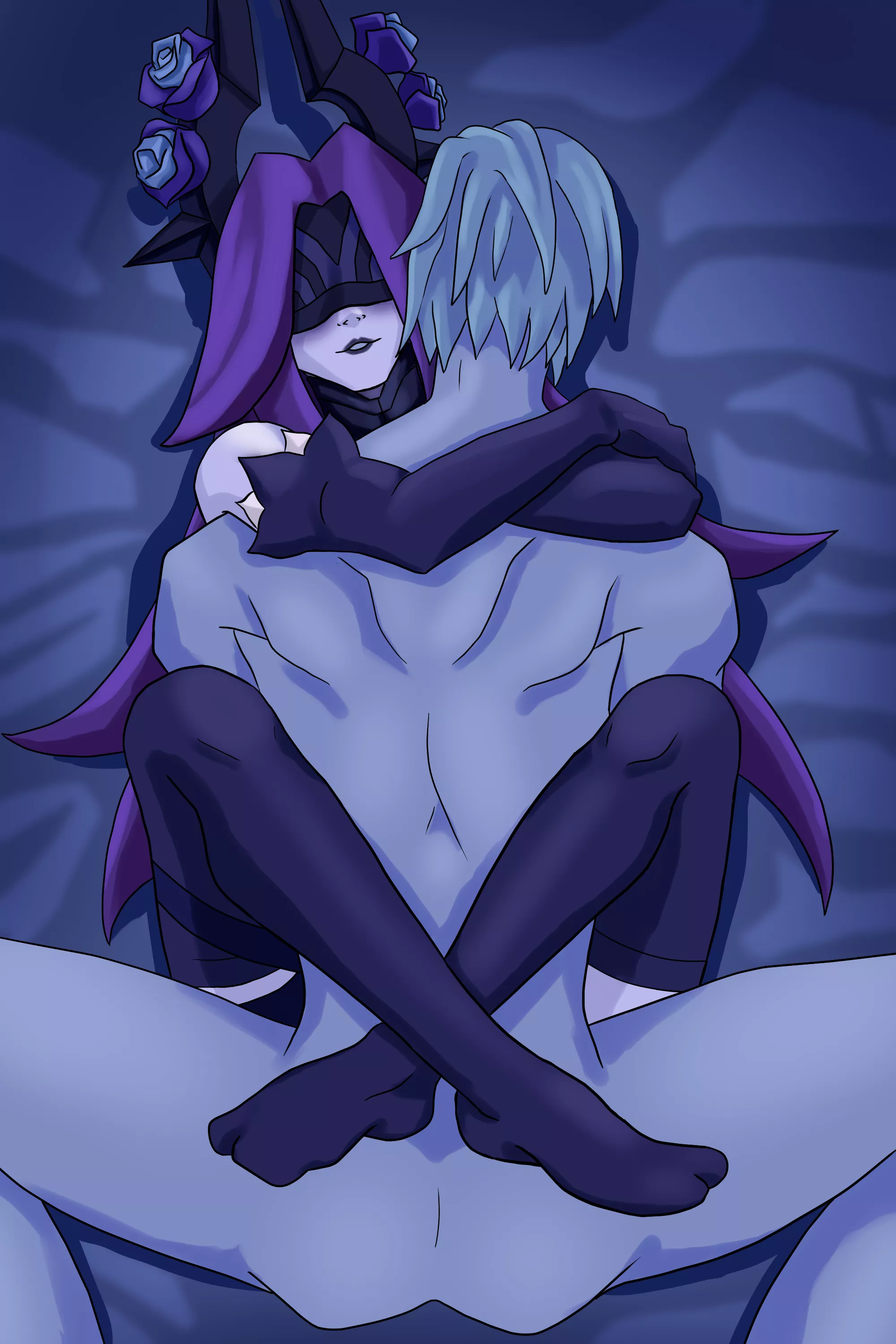 Withered Rose Syndra and Zed(NoslenAvan) posted by NoslenAvan