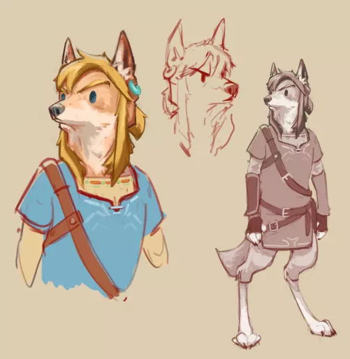 Wolf link because a friend and I wanted to try it by valaill