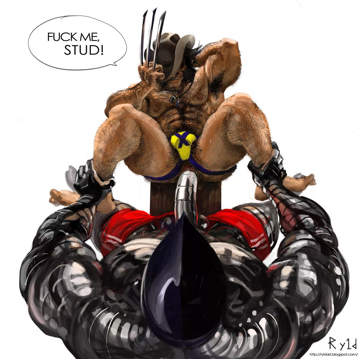 Wolverine and Colossus by RyldArt posted by sarcasticbator