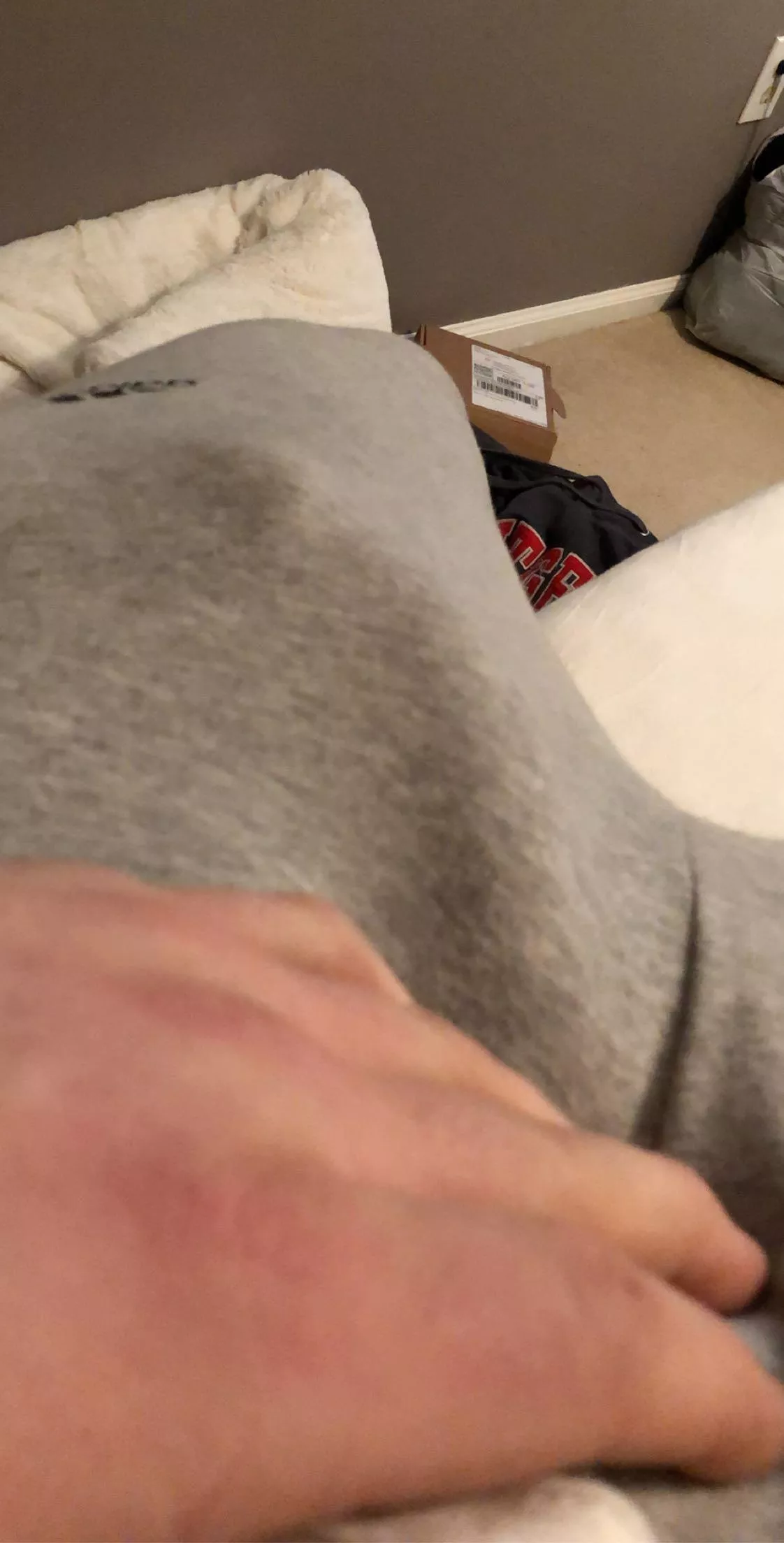 Wonder why everyone stairs at guys in grey sweats posted by Left-Employee-1570