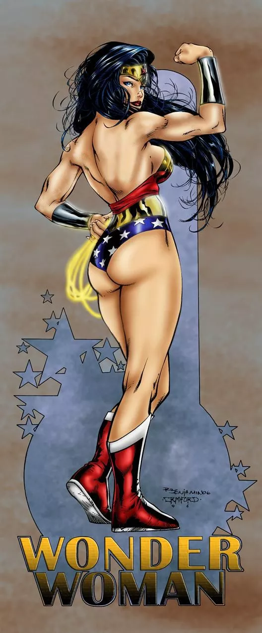 Wonder Woman by Ryan Benjamin. posted by Ashik1990