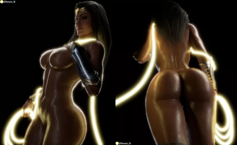 Wonder Woman pinup (Nemesis_3d) [DC] by Kuro-Oji