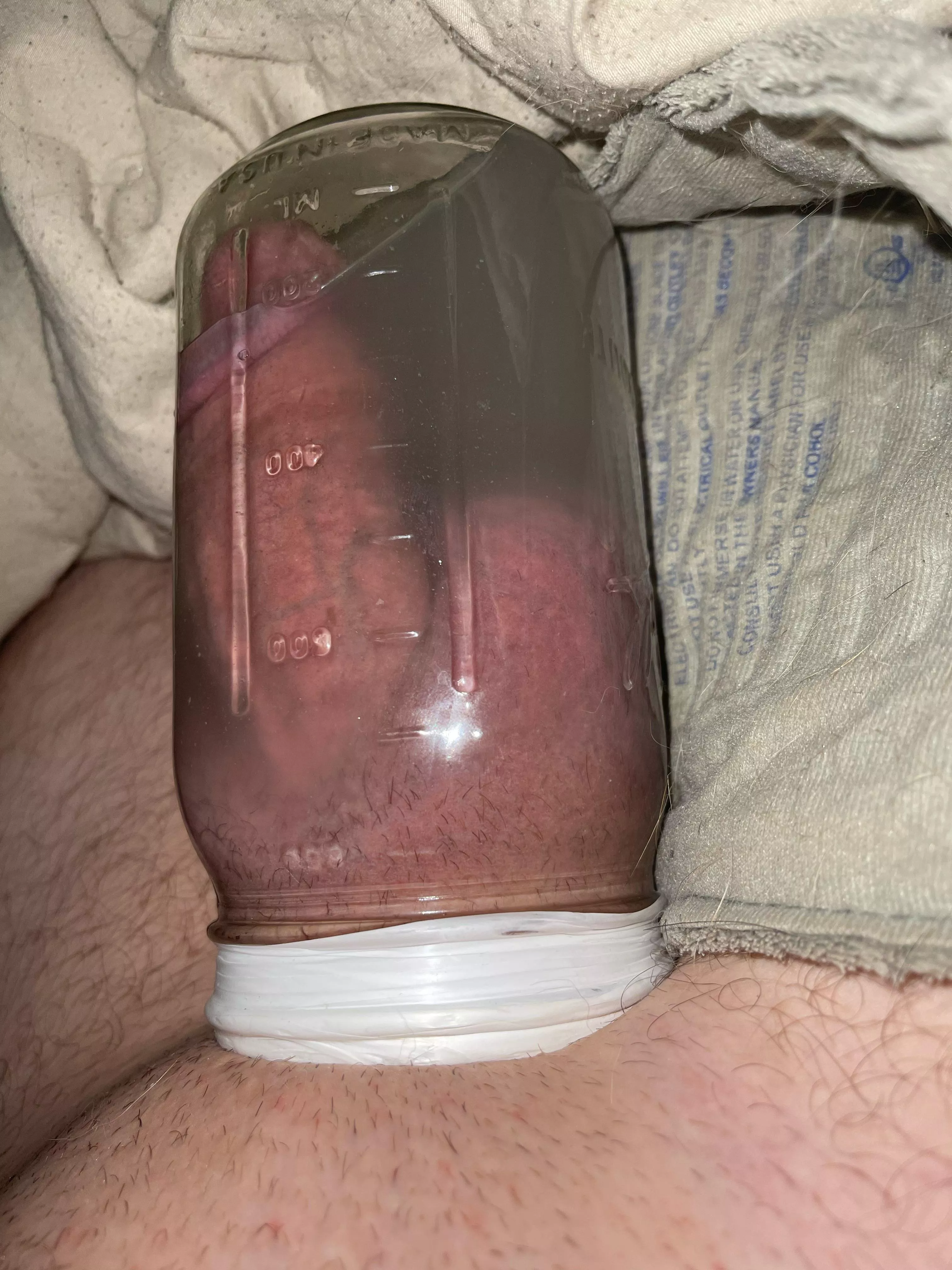 Won’t be taking it out till my cock and balls can barely get out today. posted by Ill_Perspective_5955