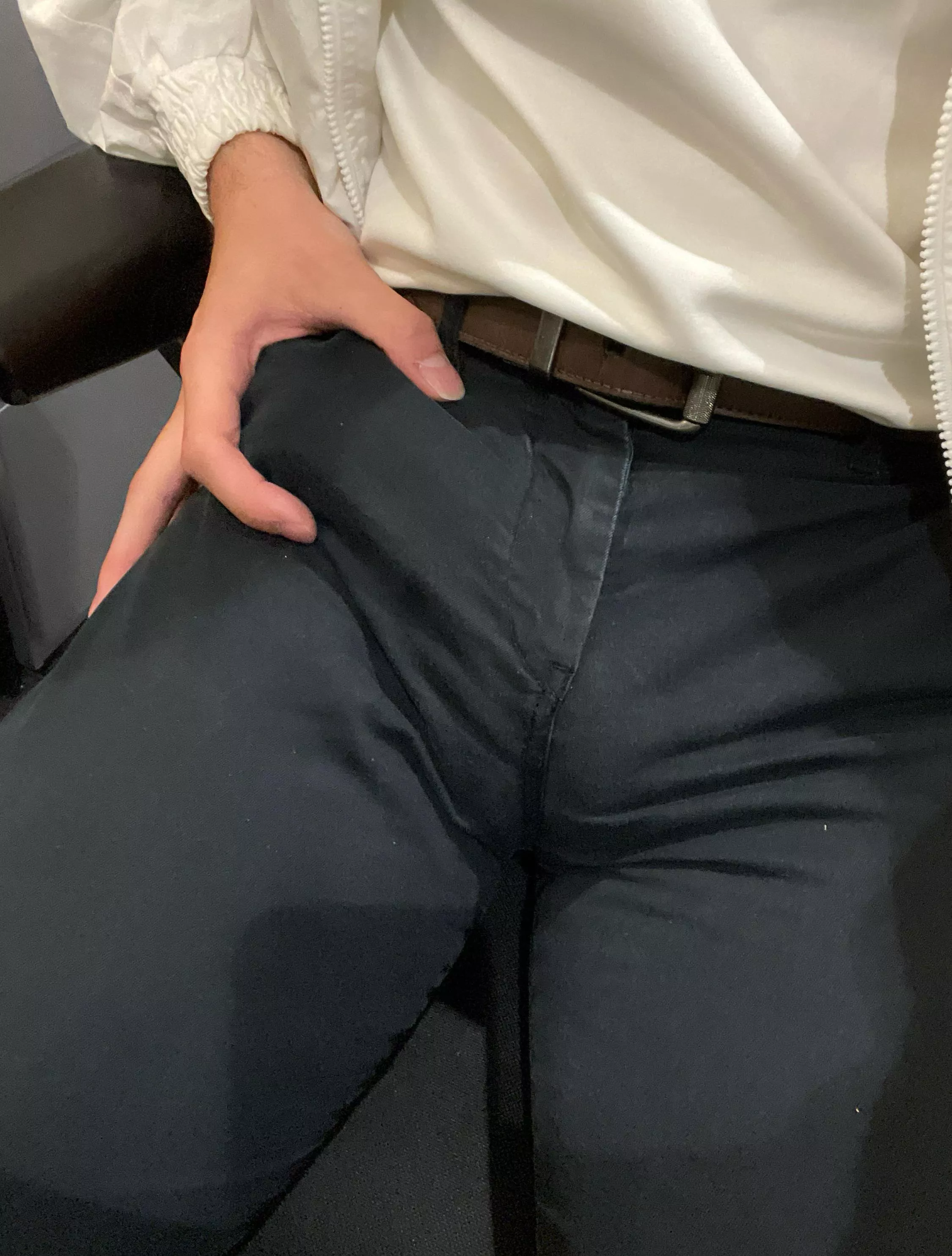 work pants so tight, hope no one minds me showing a bit 😩 posted by jacobg65