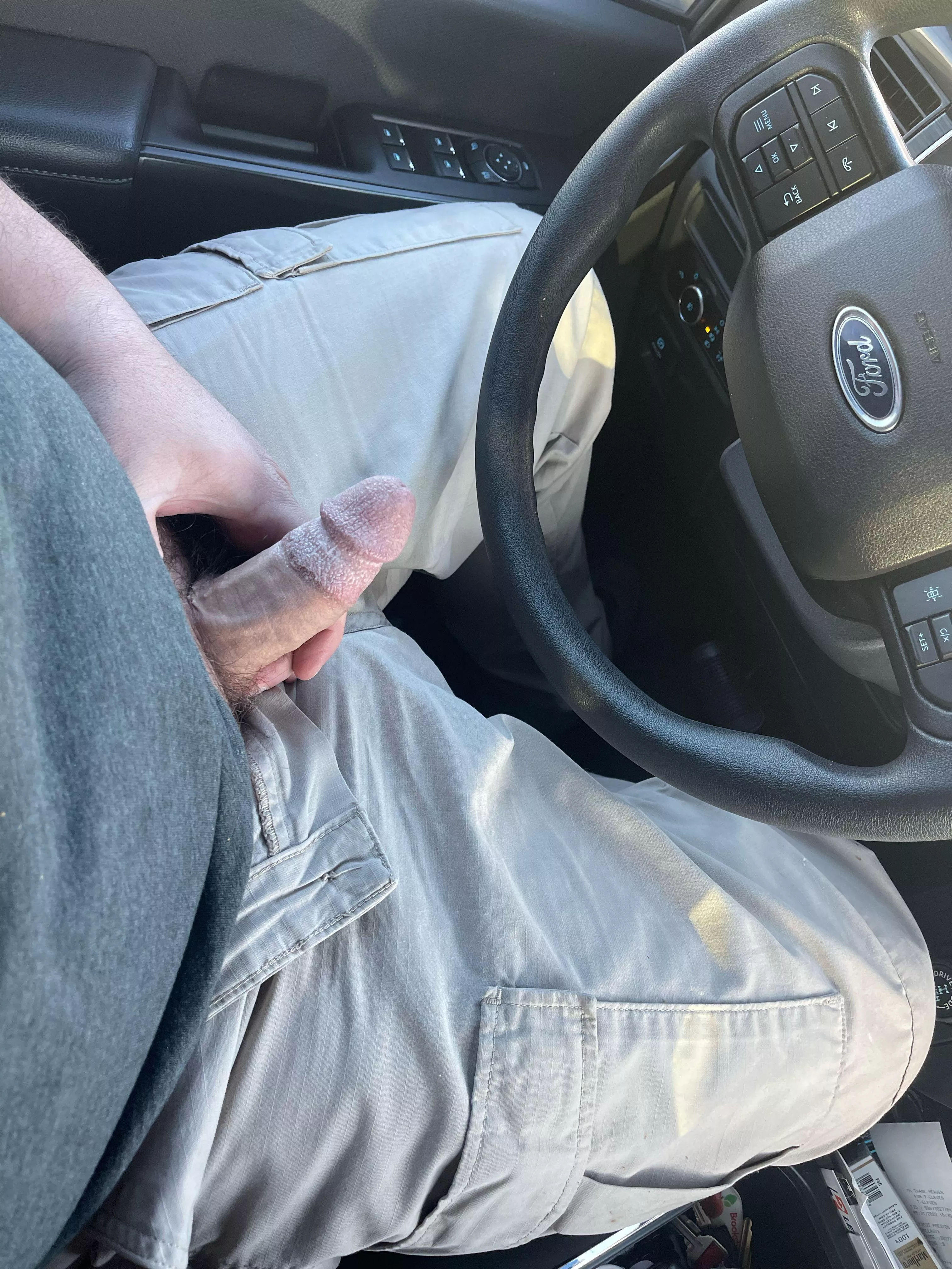 Work time selfie. Got bored… posted by Lanky-Caterpillar-74