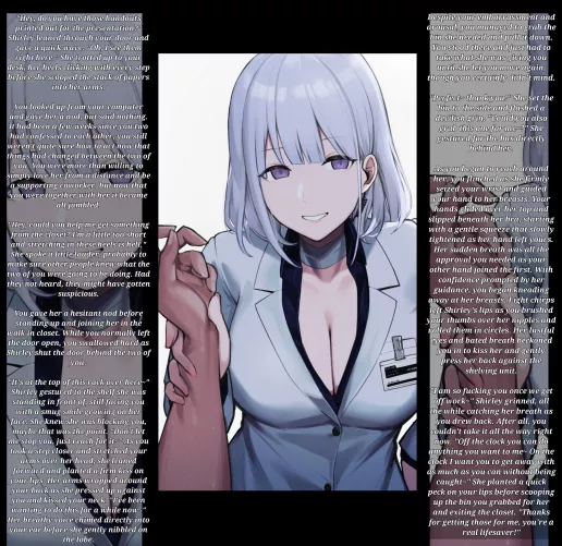 Work Wife to Wife Wife part 2! [Coworker] [Office Lady] [Sneaky] [Flirty] [Teasing] [Guided Groping] by CaptainAtinizer