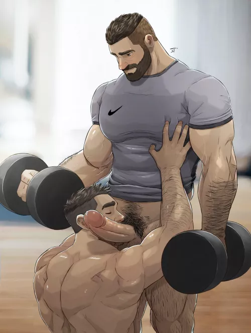 Working Out (Jo Ji Art) by Strigoi_boi