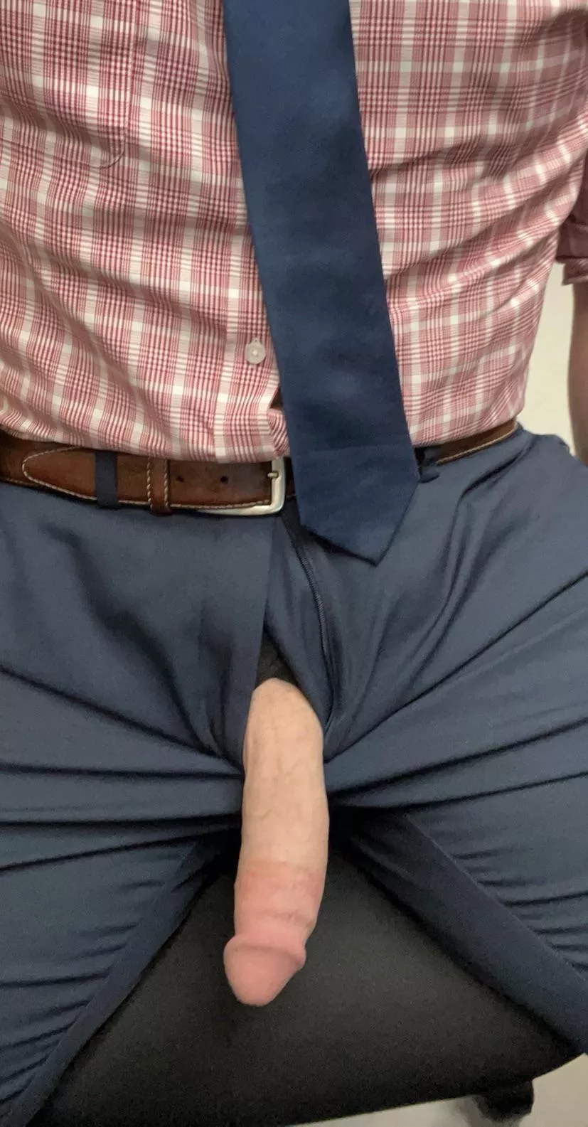 Working with my cock out posted by HotFitHubby