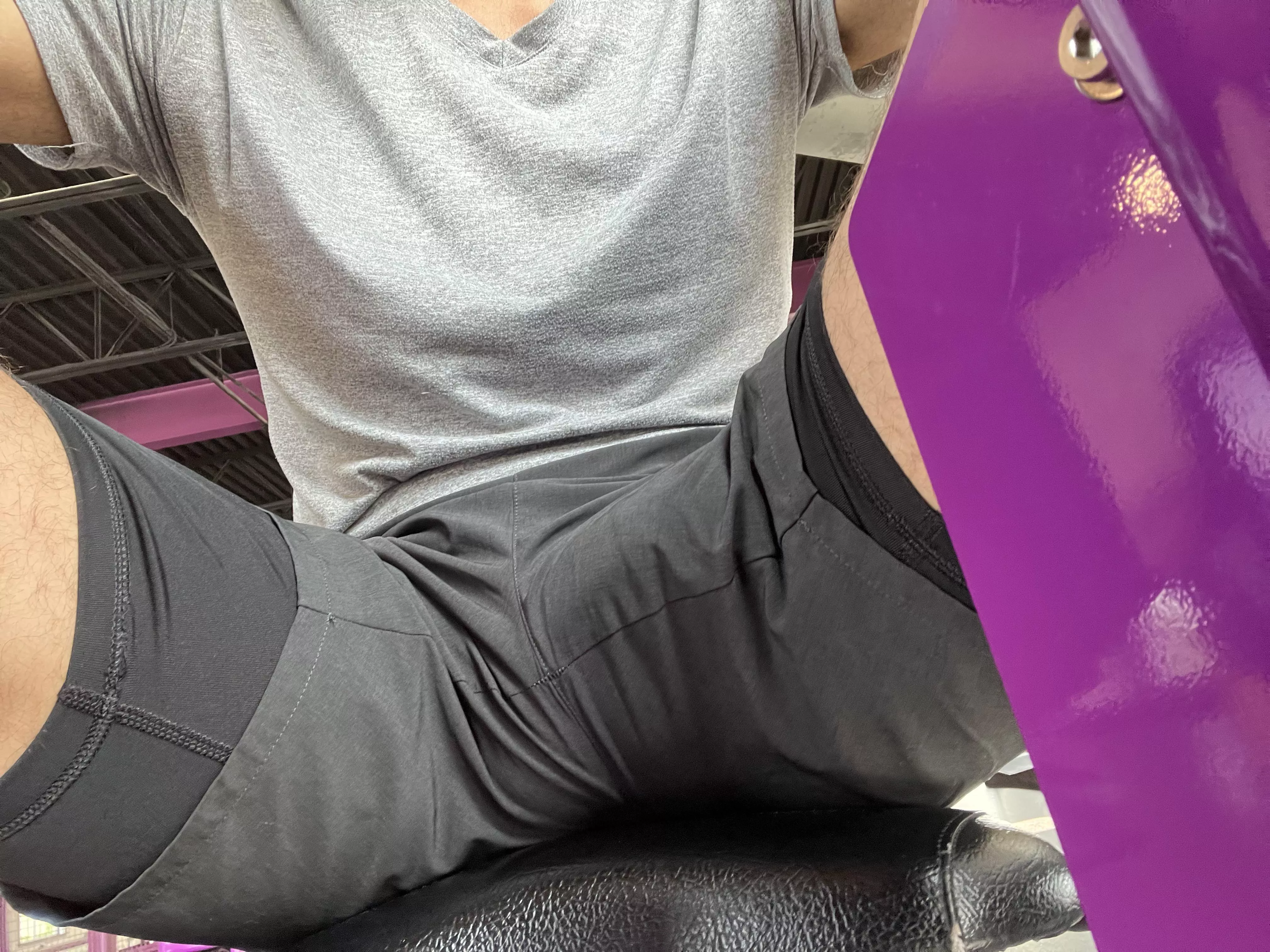 Workout boner posted by Antique_Law_2110