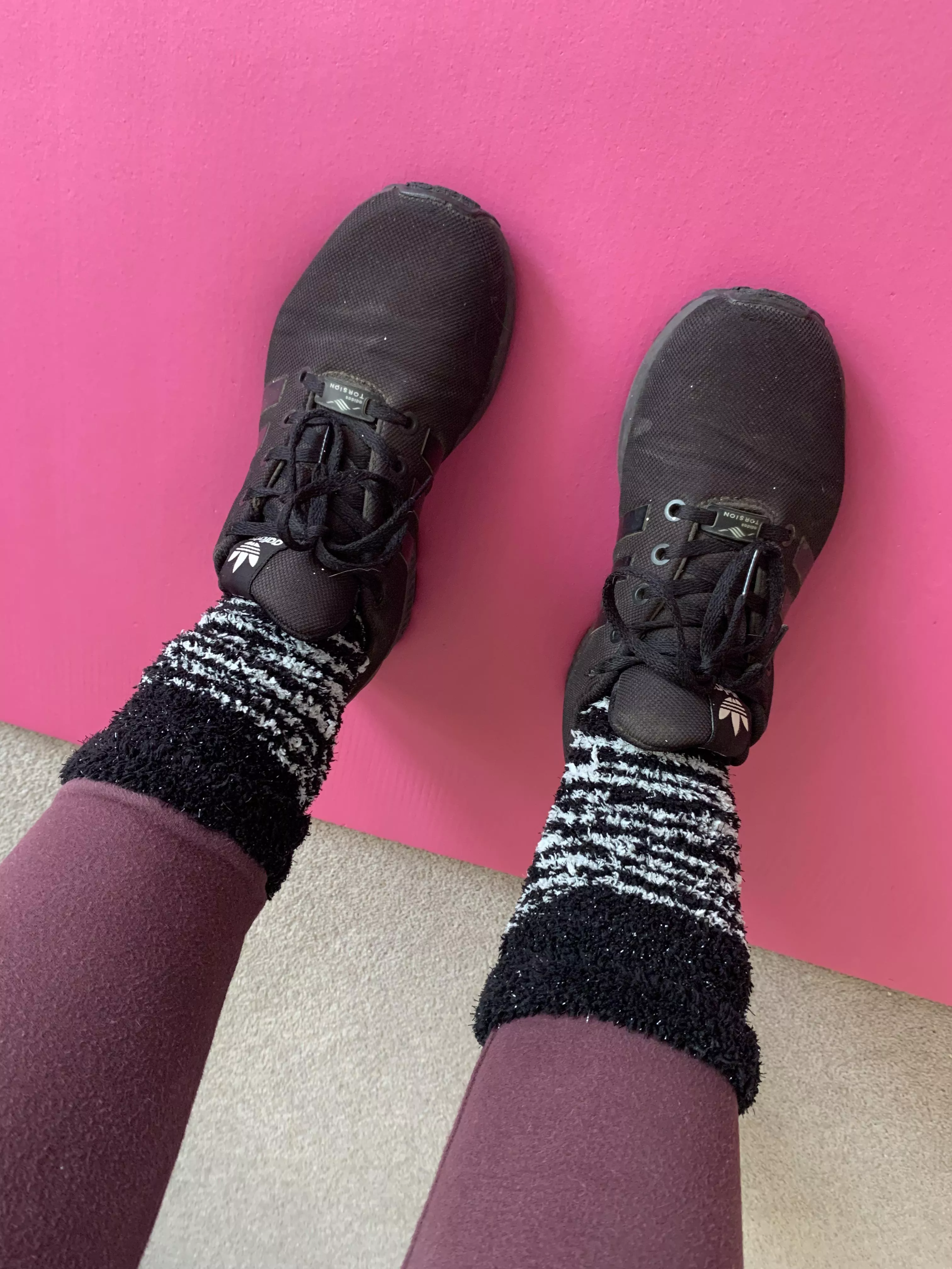 Worn, moisturised, slept, ridden, gym and now dancing. Who wants these 😘 posted by Harpermiami