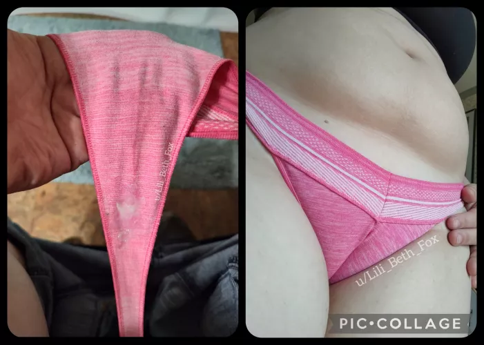 Would you add your cum to my sweaty grool soaked panties? [OC] by Lili_Beth_Fox