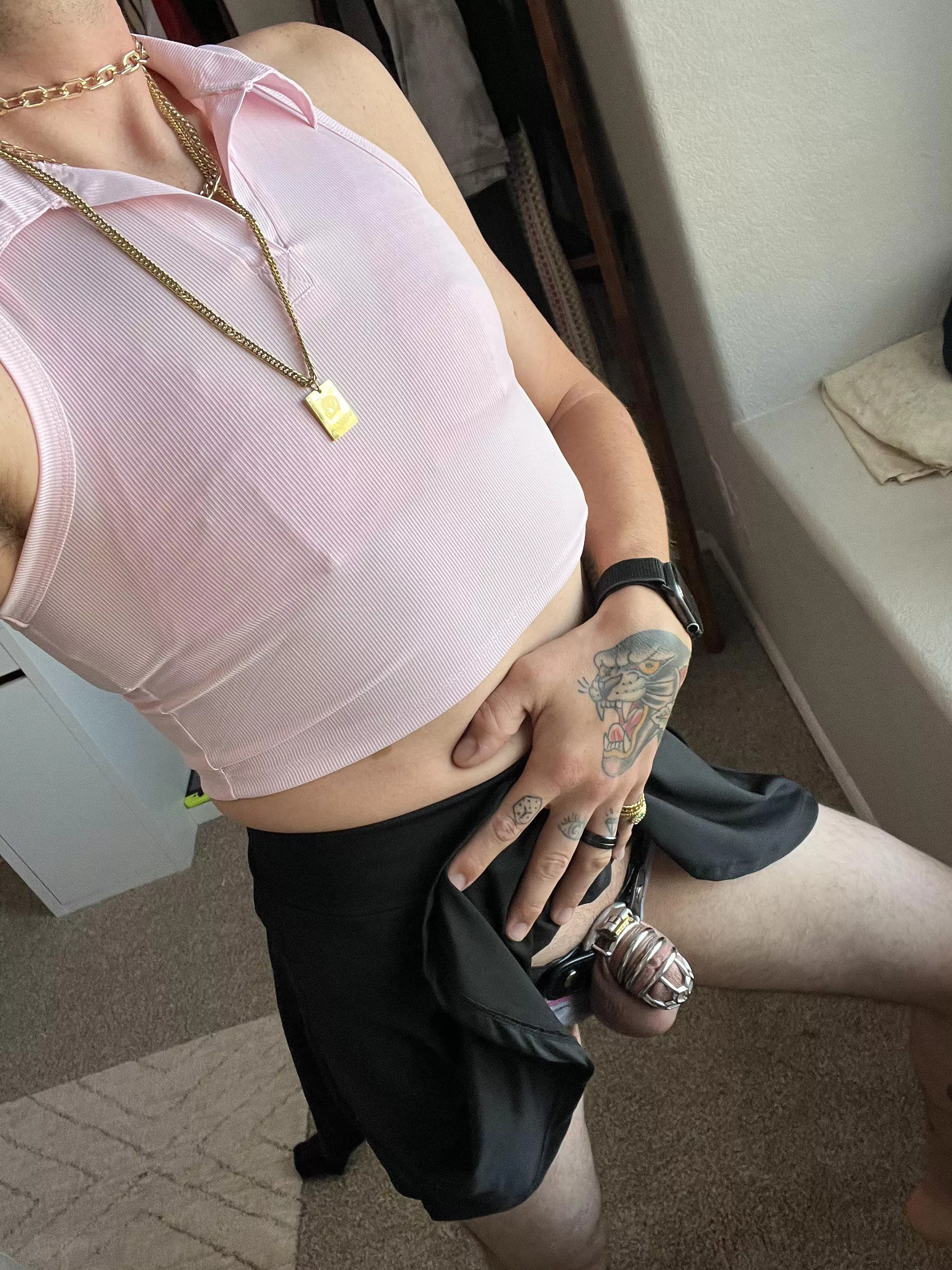 Would you fuck me in my little tennis outfit daddy? 👀🤤 posted by primpedpanther