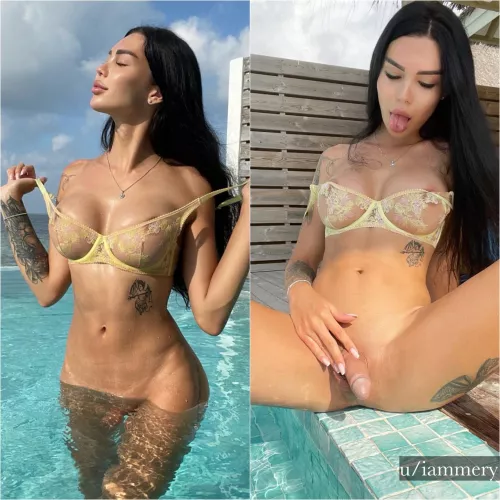 Would you fuck me in the pool? by iammery