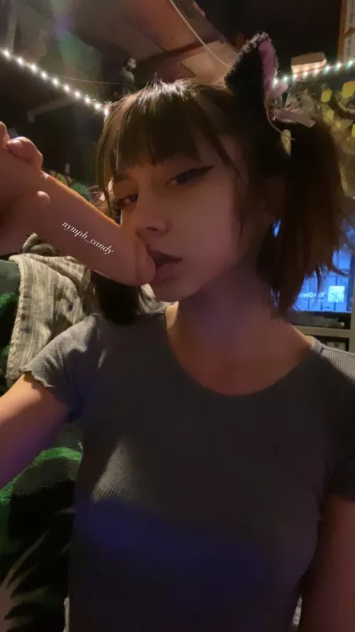would you fuck my tiny teen throat? | FREE LINK IN COMMENTS by nymph_candy