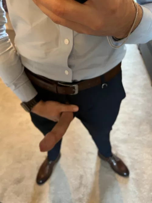 Would you get on your knees and help me get ready for work? by Party_Sheepherder121