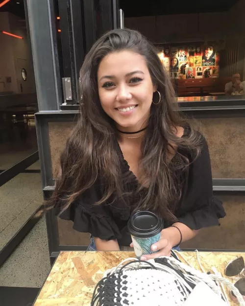 Would you grab a coffee with her? by CaleidoscopeOfColors