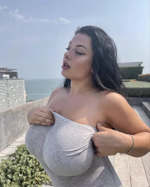 Would you help her to hide her juicy melons? by Weary_Tough8338