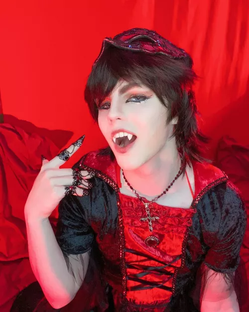 Would you let the vampire femboy bite you 😳 by ImperiiAvrelivs