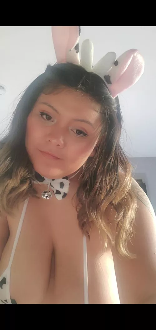 Would you like some milk with your morning coffee? by morenamoonshine