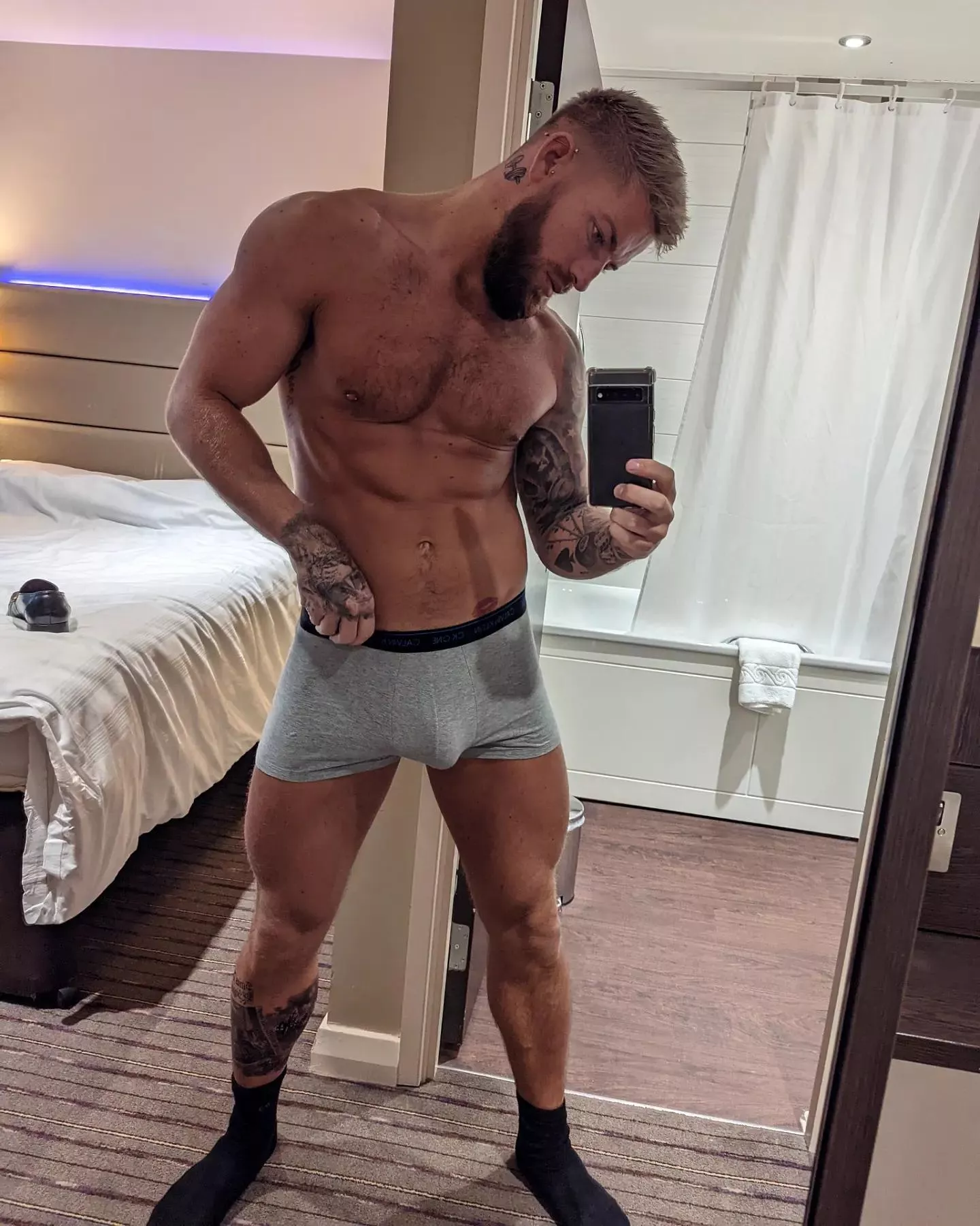 Would you rather take off the socks or the boxers? posted by scott_hudson_fitflex