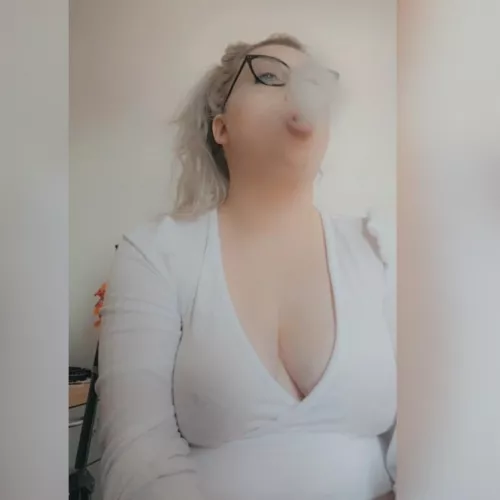 Would you smoke with me and massage my titties if I asked? by xoxosnowskin