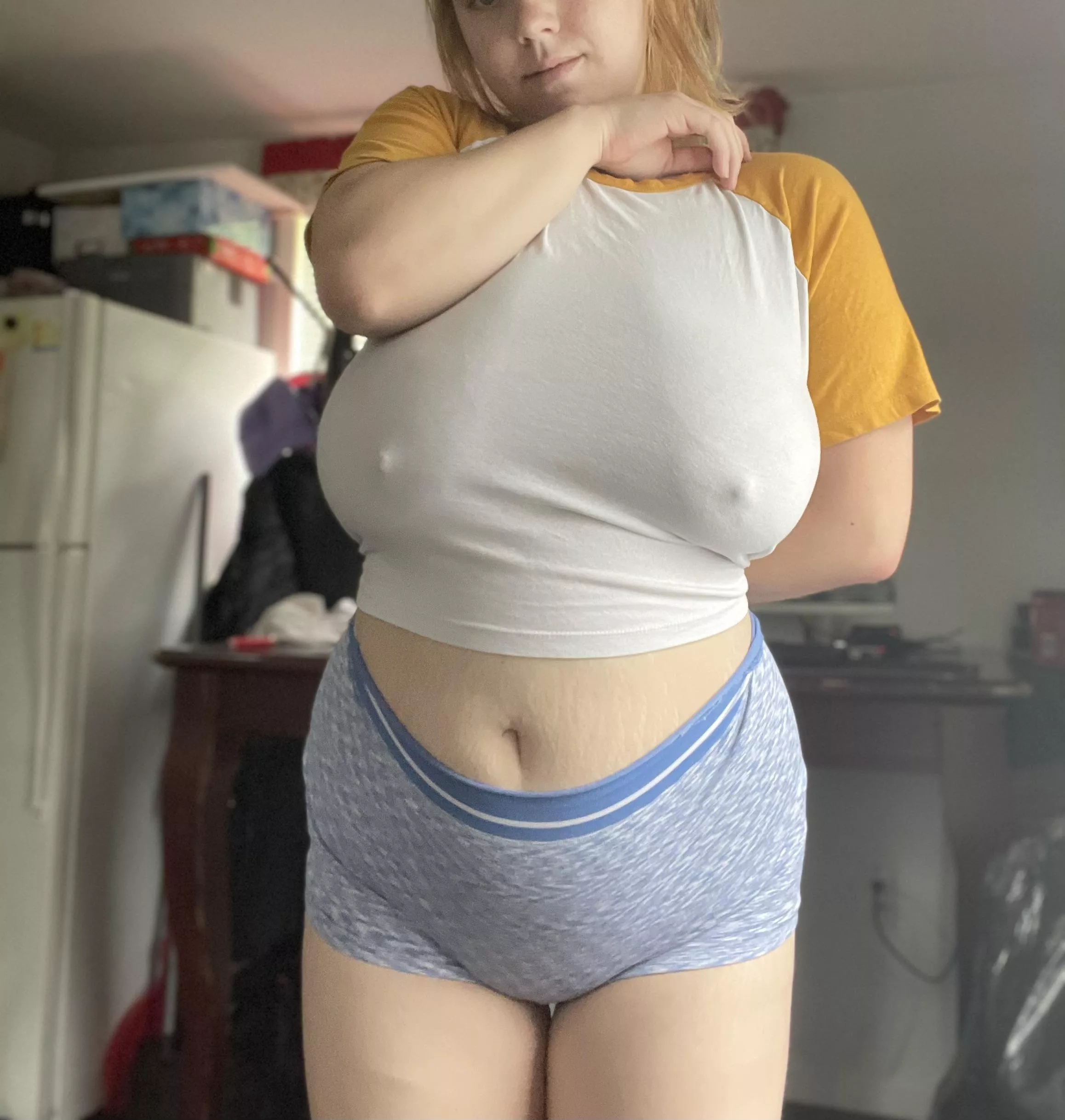 Would you stare for a sec if you seen me in public wearing this shirt? posted by ThatCurvyWife