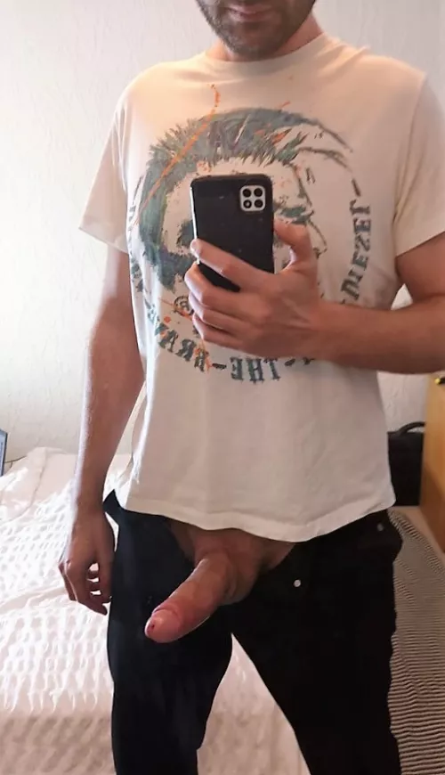 Would you swallow this thick dick for me? by kafja