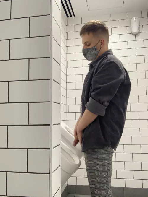 Would you take a peek if you were pissing next to me? by HungMate