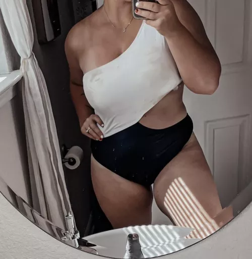 Would you wanna join my wife at the pool 😈 by Takepics12