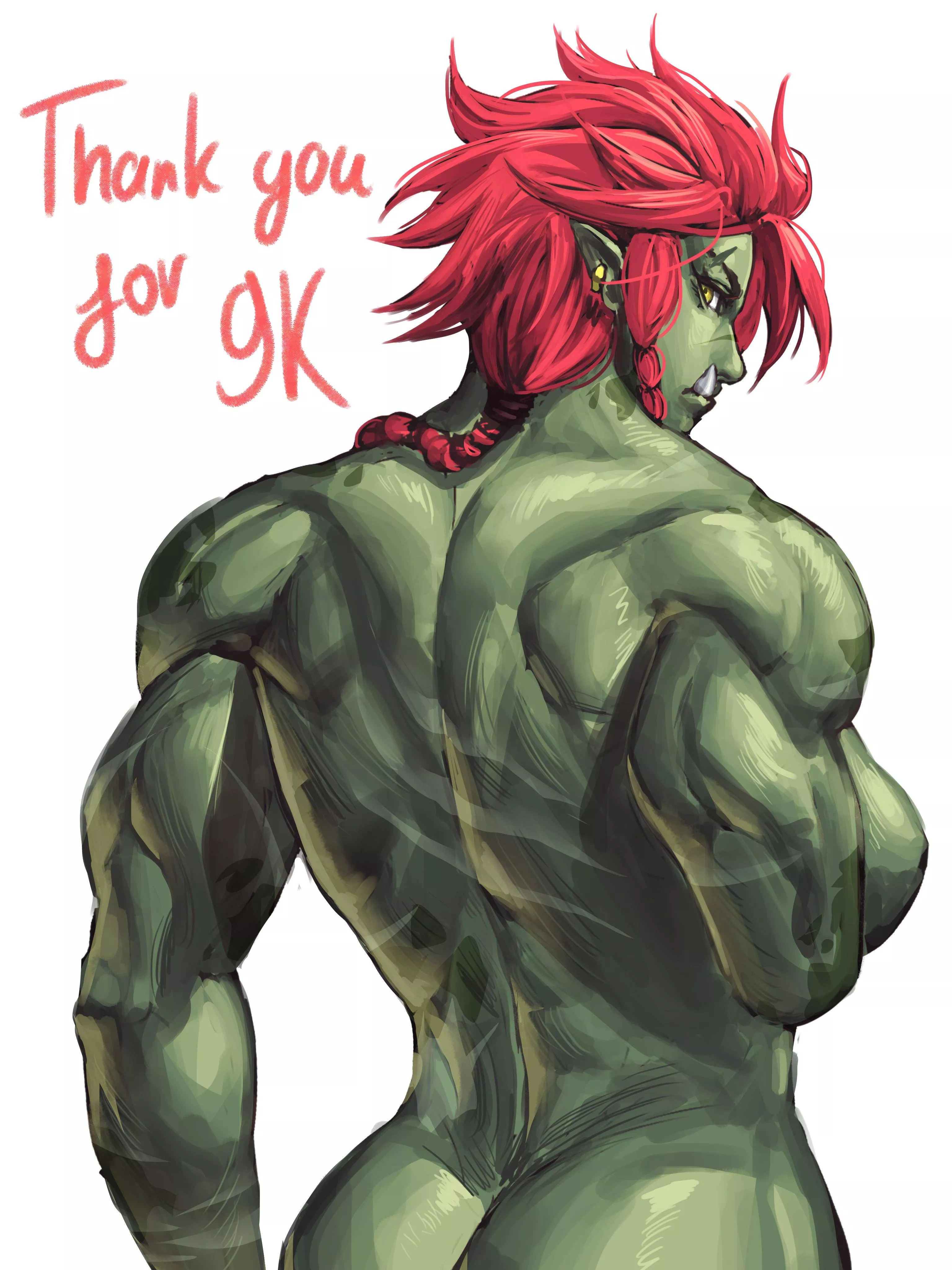 Wounded Orc Back.(@1509Virgoart) posted by TheTMoneyMan