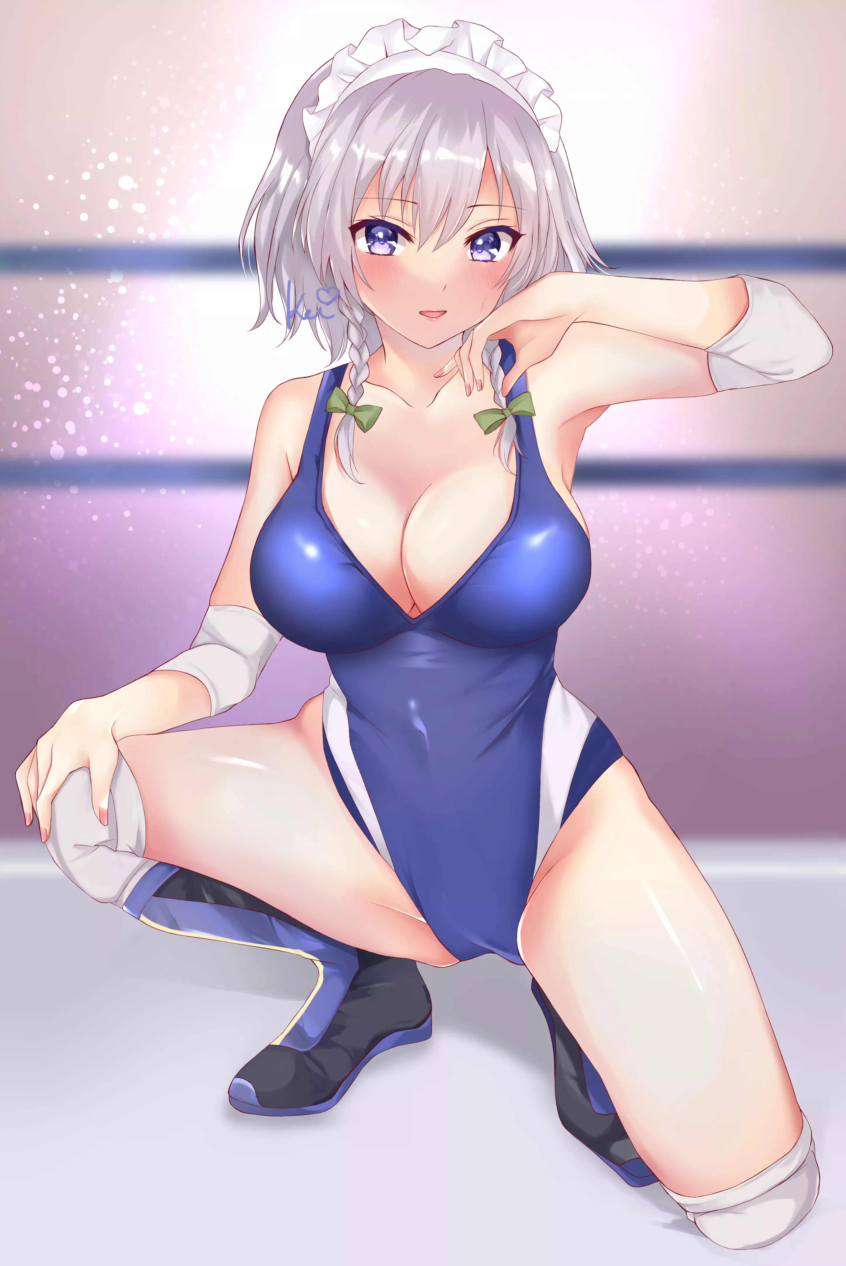 Wrestler Izayoi Sakuya (Kei) [Touhou] posted by sequence_string