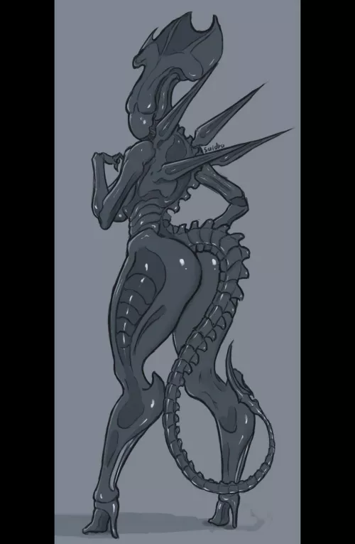 Xenogirl's great poses (Saidro) by SoulsArt