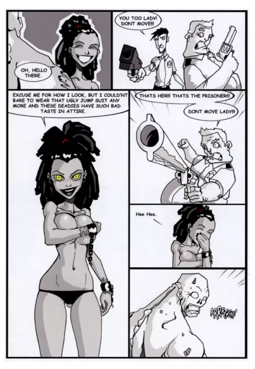 Xula In Her Panties [Zombie Tramp (2013) #1] by lordhater1