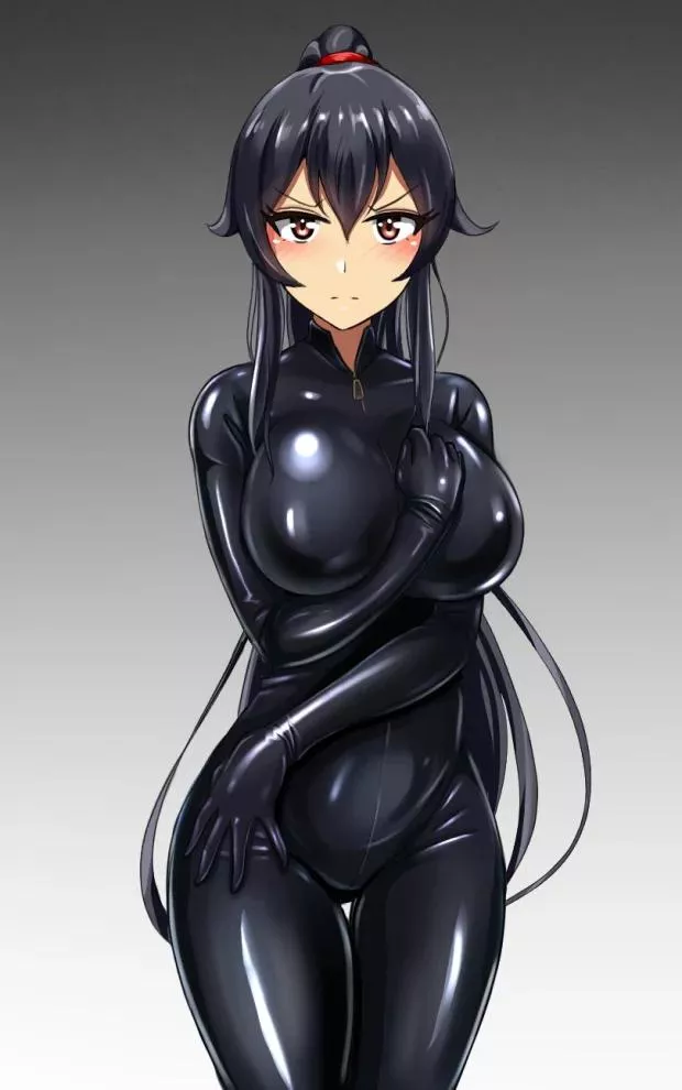 Yahagi in Sexy Latex Suit (Ibusuki) [Kantai] posted by hentaifangirl69
