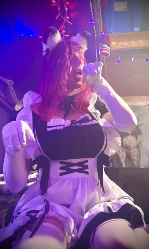 Y’all I finally got a maid outfit. Femboy lvl up by DawnTheSixx