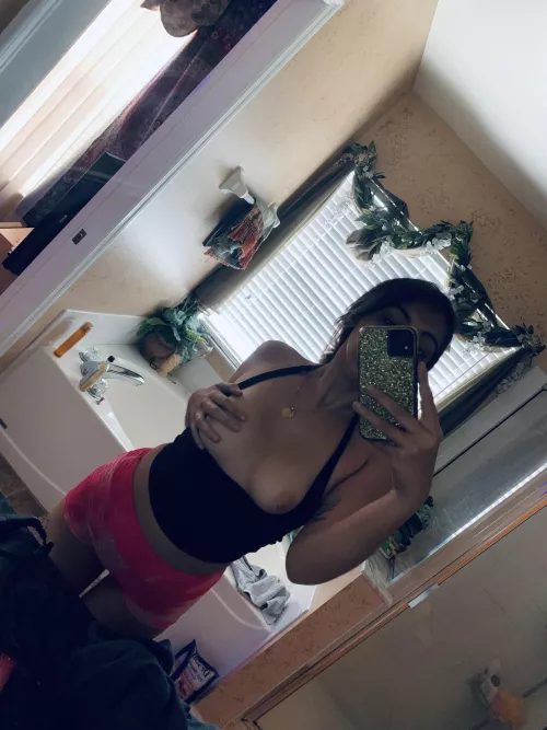 Y’all like my titties ? 🍒😈✨💦💦 by Goddsentangel