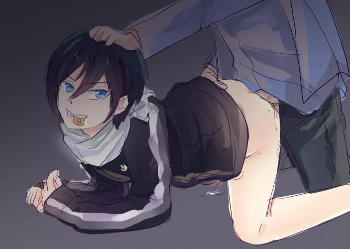 Yato doing whatever it takes for the yen to build his shrine (Noragami) by Takhisis6ixty9ine
