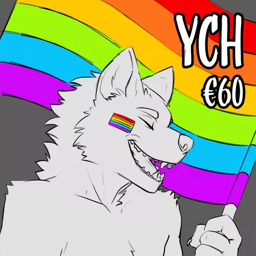 YCH Pride Icon (Art by me) by Zitronen-Hai