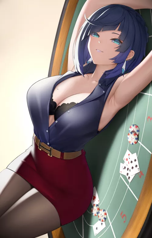 Yelan [Genshin Impact] by xSaviour_N