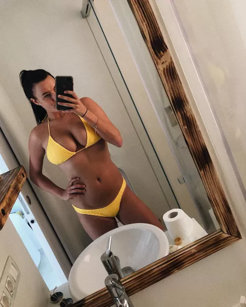 Yellow Bikini by civilrainy