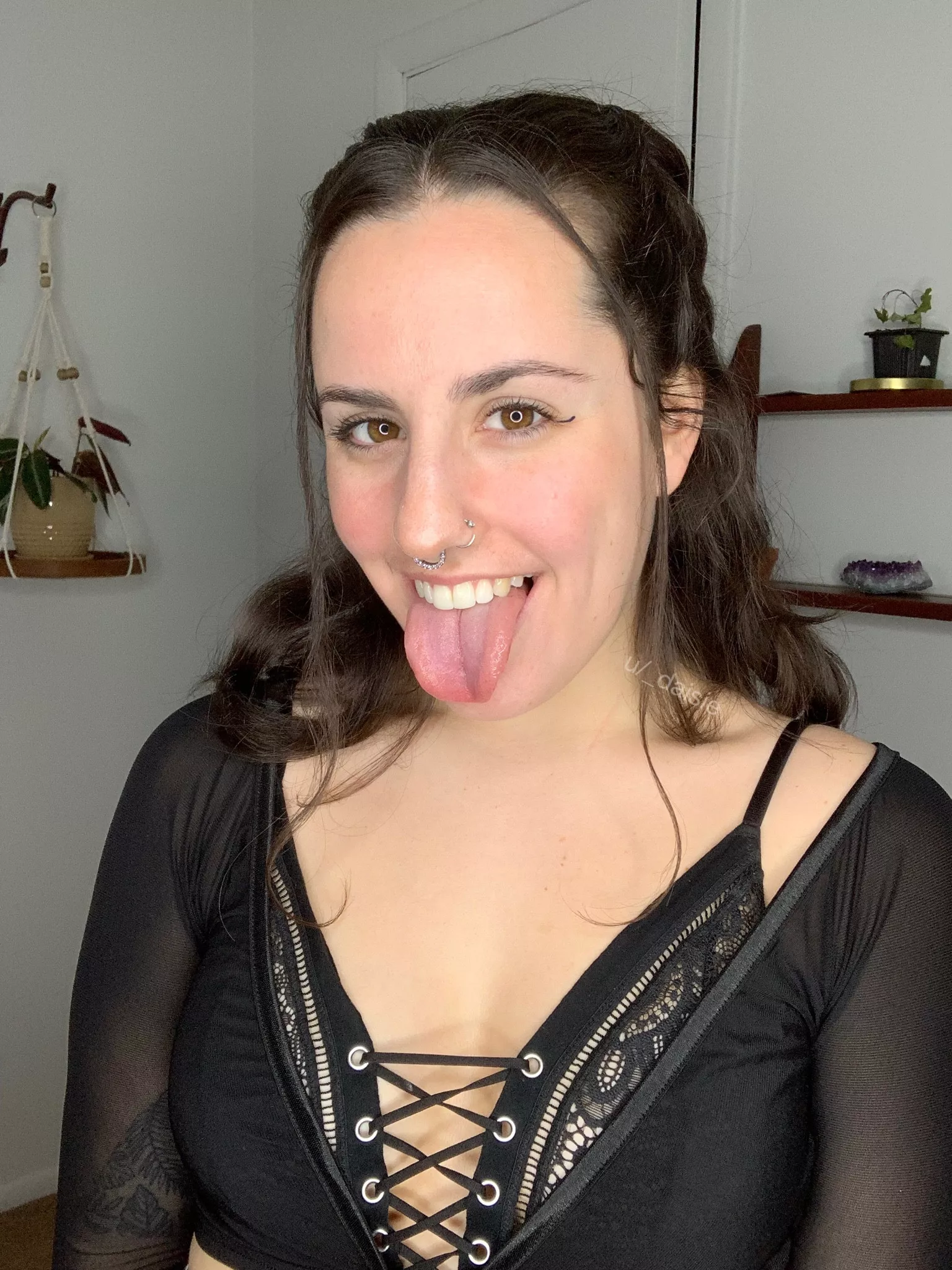 yep…still goofy with lingerie on😜 posted by _daisie