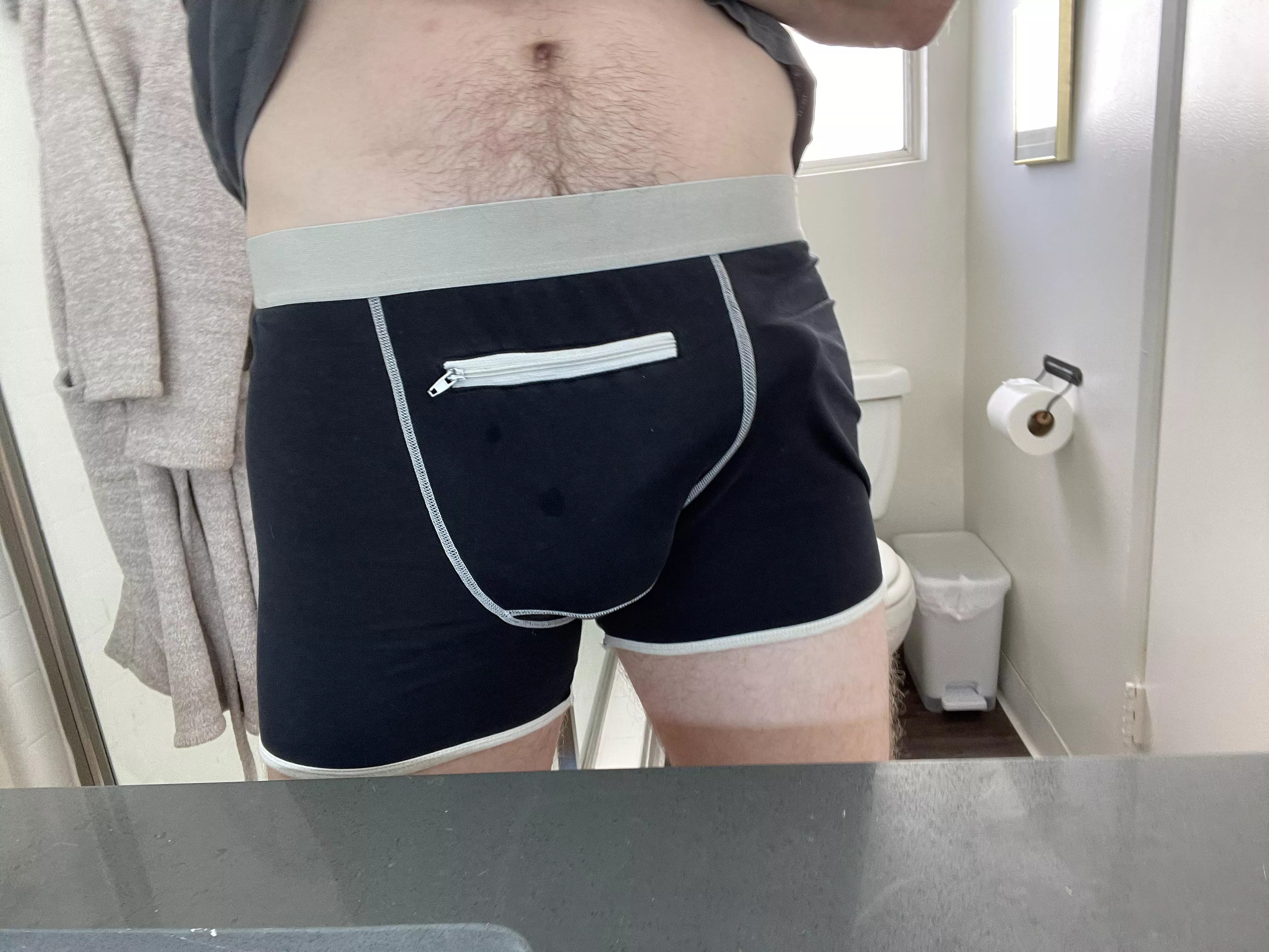 Yes that is a pocket on the front, wanna open it? posted by Legal_Surround_125