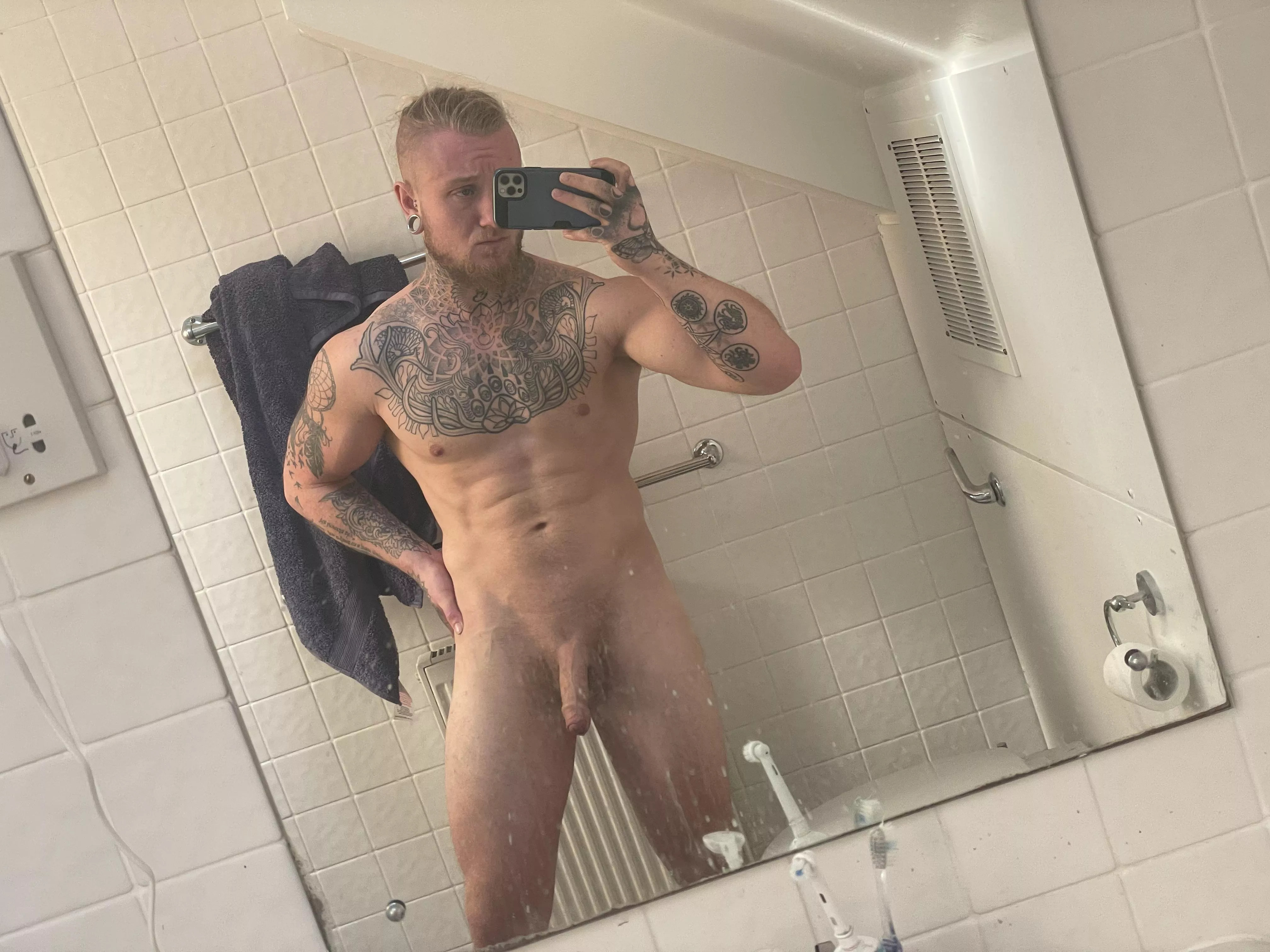 Yes, the mirror is dirty. But so am I. posted by MrBilboShaggins