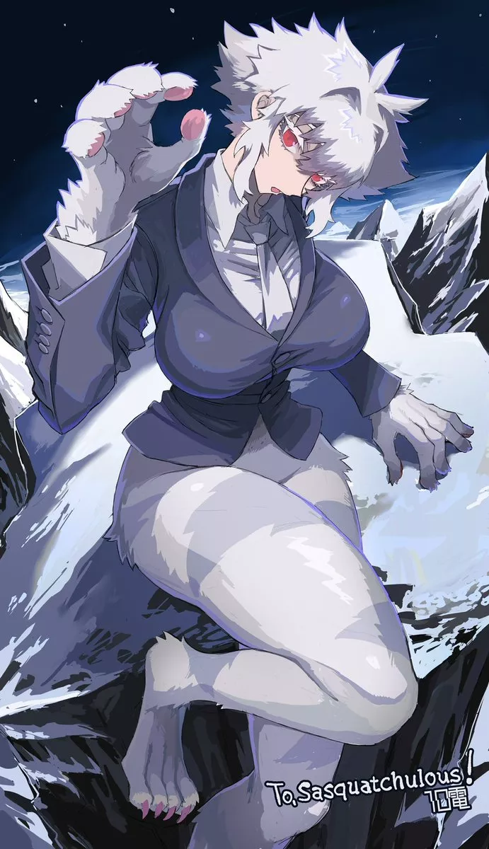 Yeti-chan posted by MonmusuAficionado