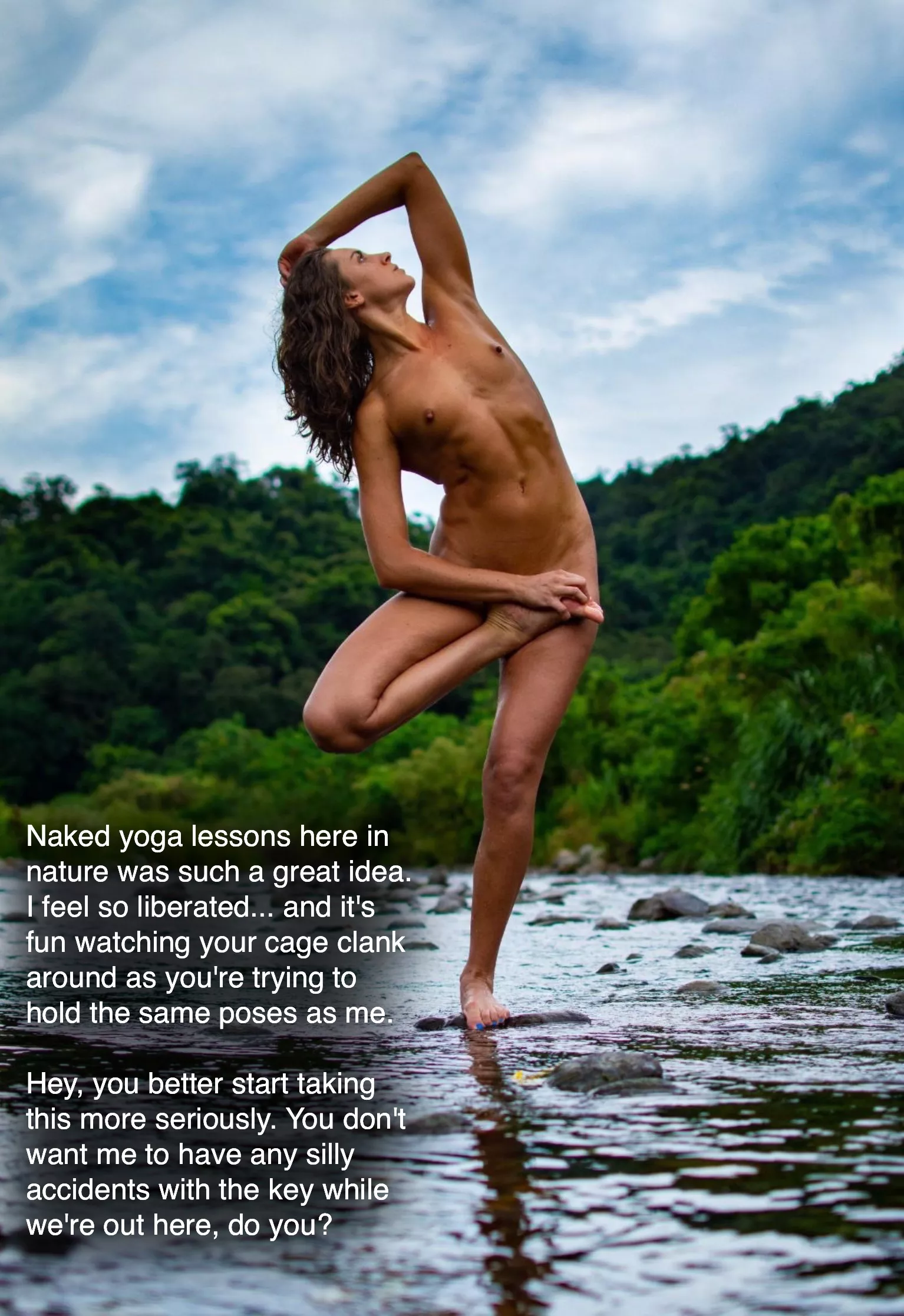 Yoga in nature. posted by Friedes_Evil_Twinsis