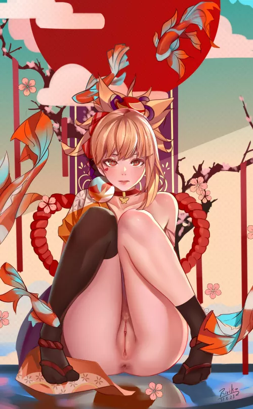 Yoimiya [Genshin Impact] (Ririko) by KIMBO1000