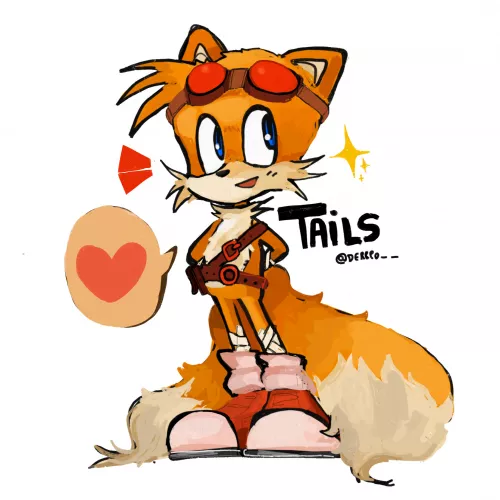yooo cute Tails (by me) by Deerp_loser